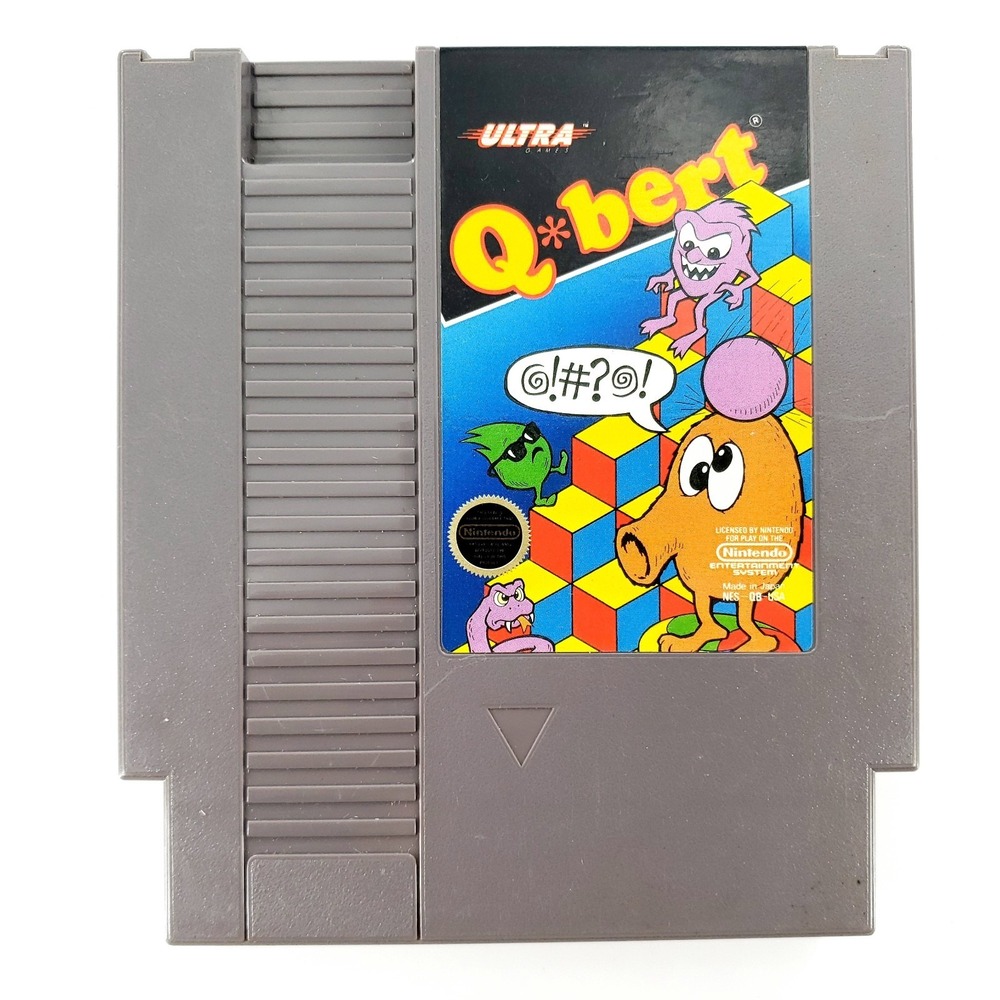 Qbert (Nintendo Entertainment System, 1989) Authentic Cartridge Only Tested